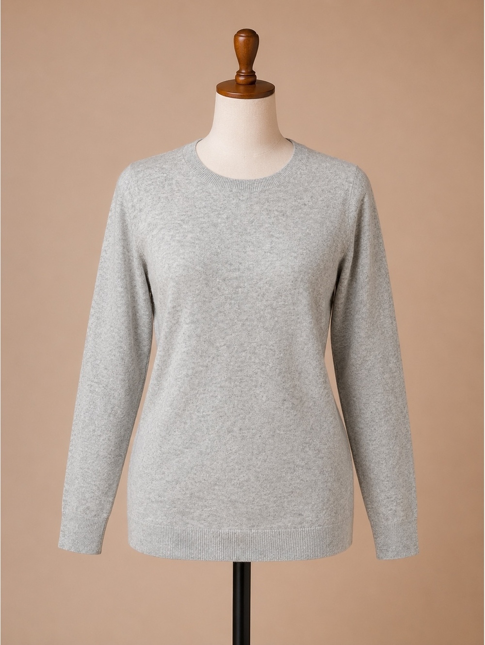 J.Crew Teddie Merino Wool Blend Crewneck Sweater Gray Women’s XL
